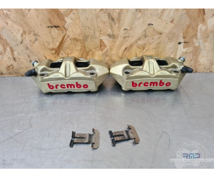 Paire d'étrier de frein avant Brembo M40 Aprilia RSV4 2009 à 2014 