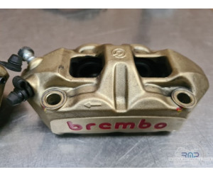 Paire d'étrier de frein avant Brembo M40 Aprilia RSV4 APRC 2009 à 2014 