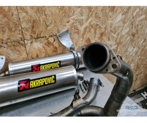 Ligne d'échappement complete Akrapovic Honda VTR SP1 2000 à 2001 