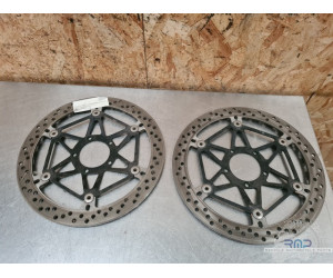 Paire de disque de frein avant 848 Suzuki 1000 Vstrom 2002 à 2007 