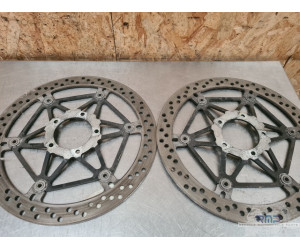 Paire de disque de frein avant 848 Suzuki 1000 Vstrom 2002 à 2007 