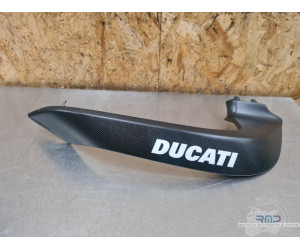 Cache sur flanc de carénage droit carbone Ducati Multistarda 1260 Pikes Peak 2015 à 2020 