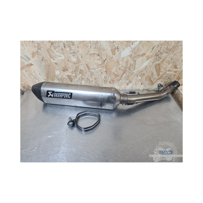 Silencieux d'échappement Akrapovic Kawasaki Z 750 2007 à 2012 