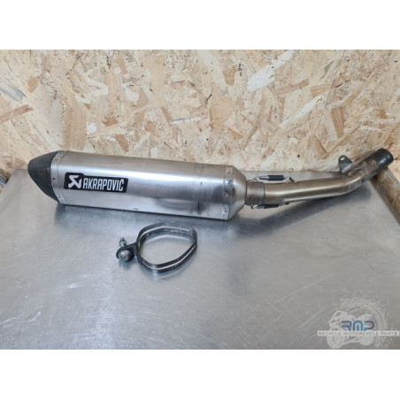 Silencieux d'échappement Akrapovic Kawasaki Z 750 2007 à 2012 